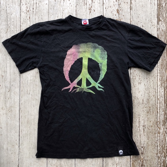 GNARLY mens black T shirt/cotton - Picture 1 of 3